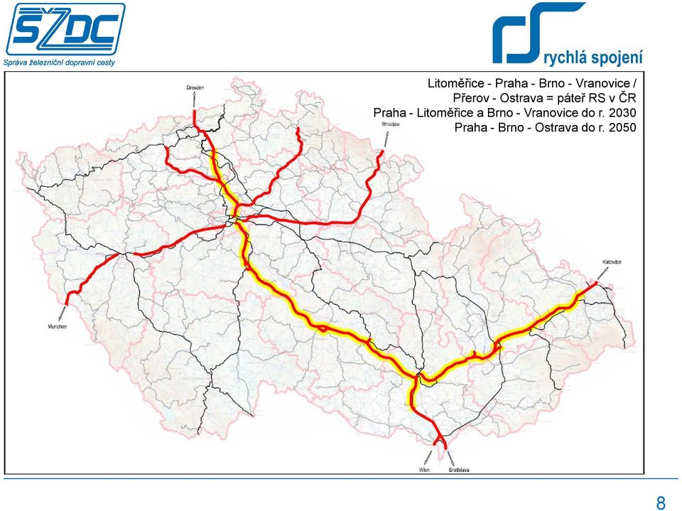 - Litoměřice a Brno - Vranovice do r.