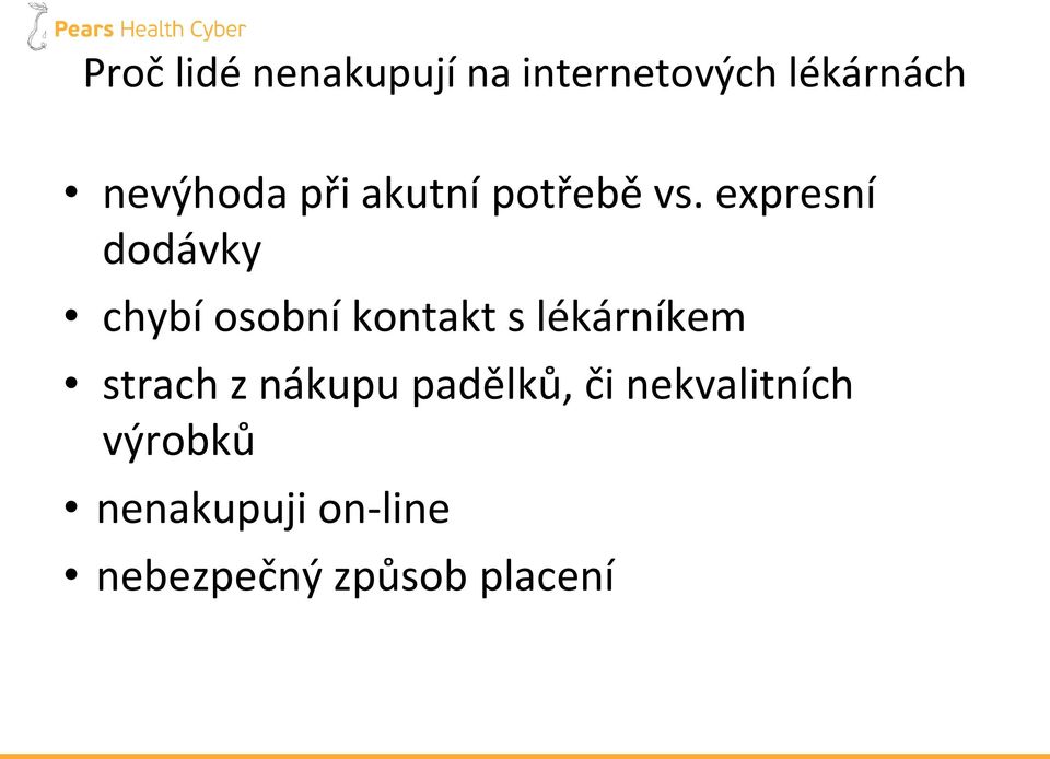 expresní dodávky chybí osobní kontakt s lékárníkem