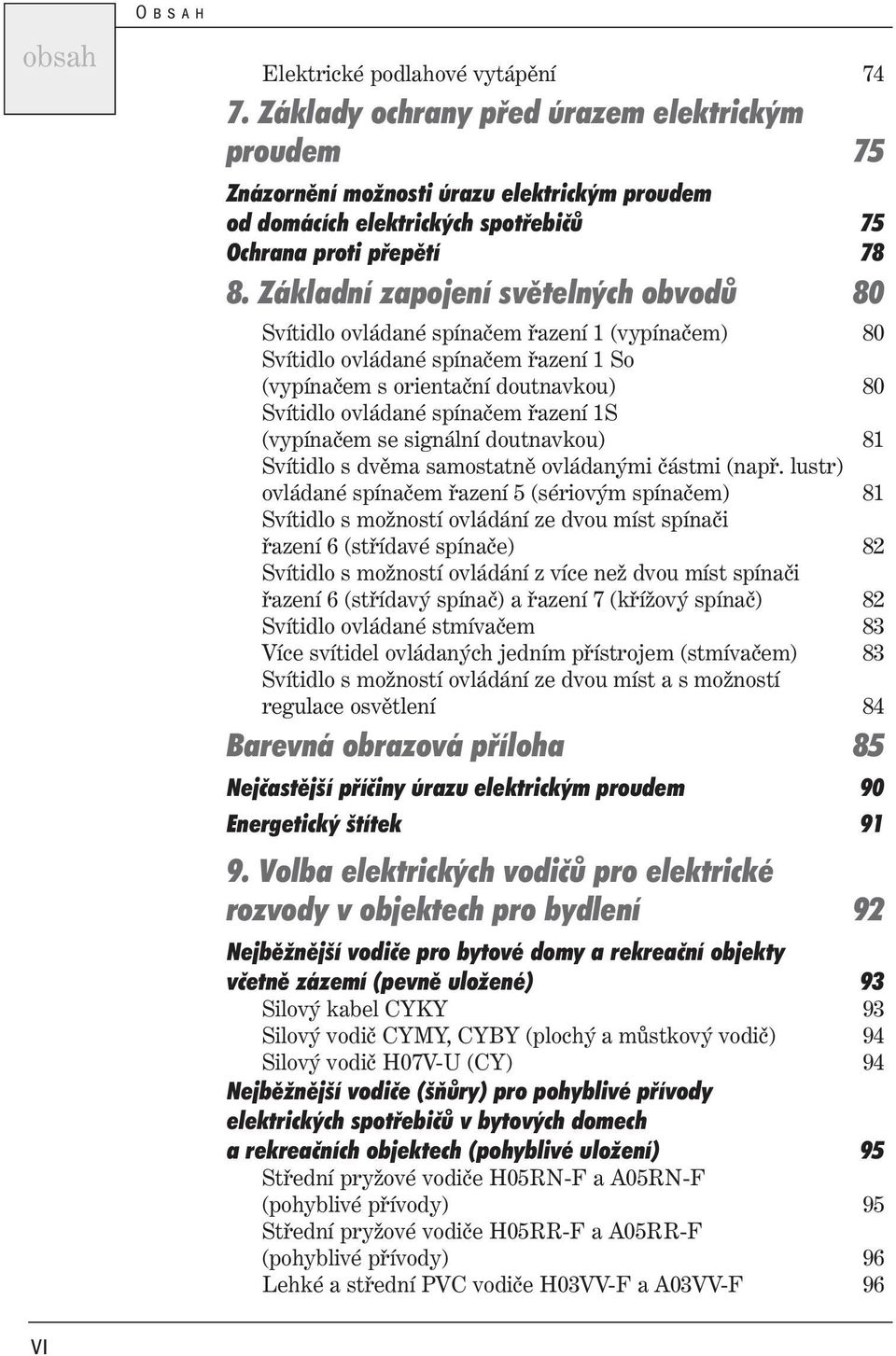 řazení 1S (vypínačem se signální doutnavkou) 81 Svítidlo s dvěma samostatně ovládanými částmi (např.