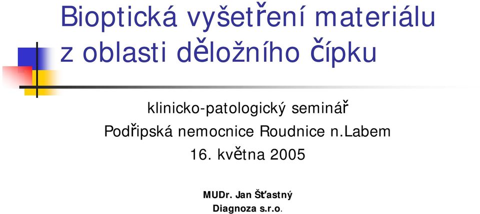 seminář Podřipská nemocnice Roudnice n.