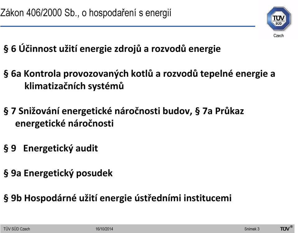 provozovaných kotlů a rozvodů tepelné energie a klimatizačních systémů 7 Snižování