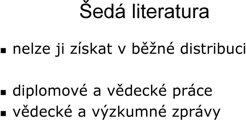 diplomové a vědecké práce