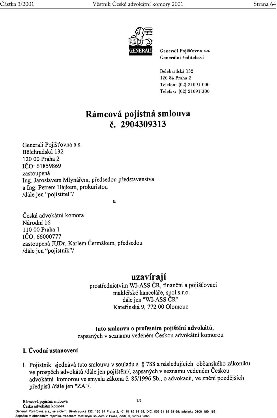 advokátní