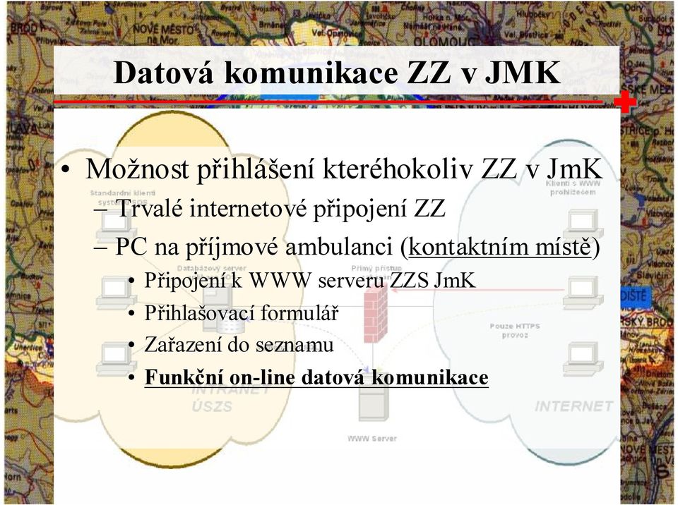 (kontaktním místě) Připojení k WWW serveru ZZS JmK