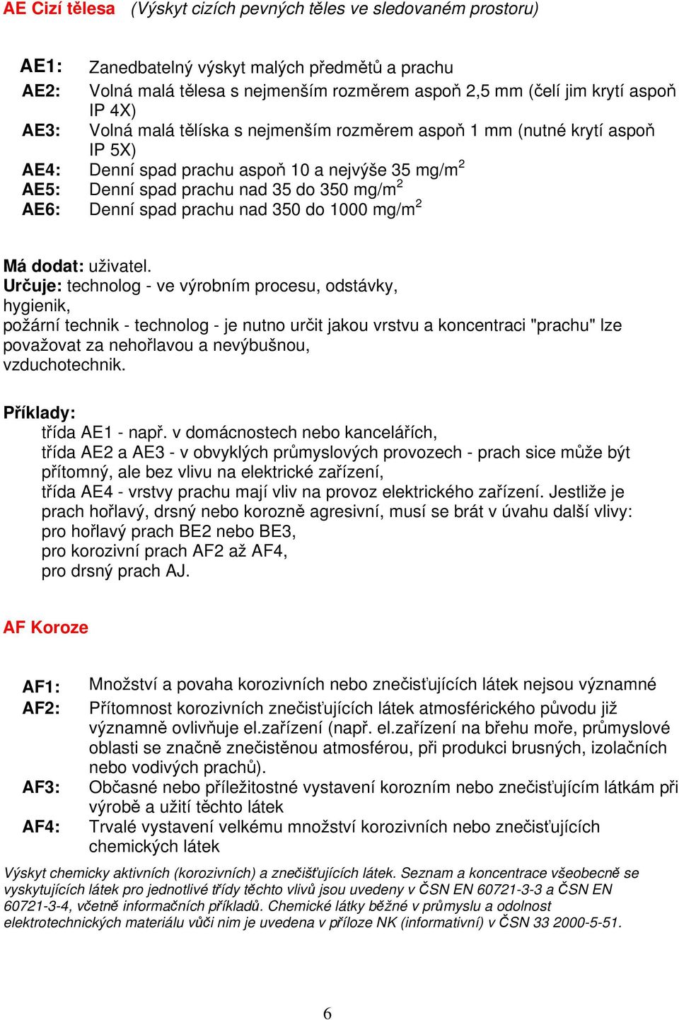 spad prachu nad 350 do 1000 mg/m 2 Určuje: technolog - ve výrobním procesu, odstávky, hygienik, požární technik - technolog - je nutno určit jakou vrstvu a koncentraci "prachu" lze považovat za