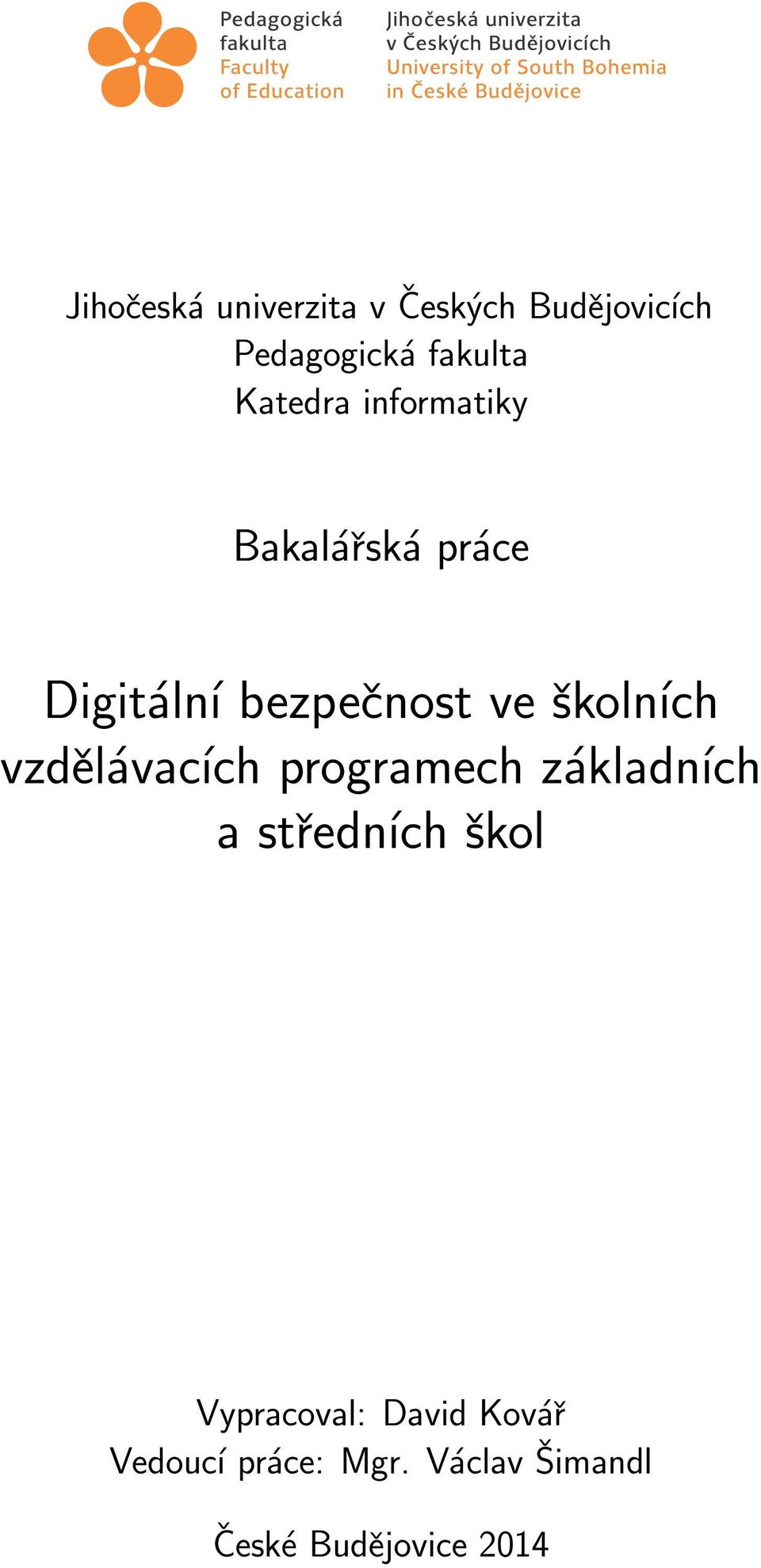 školních vzdělávacích programech základních a středních škol