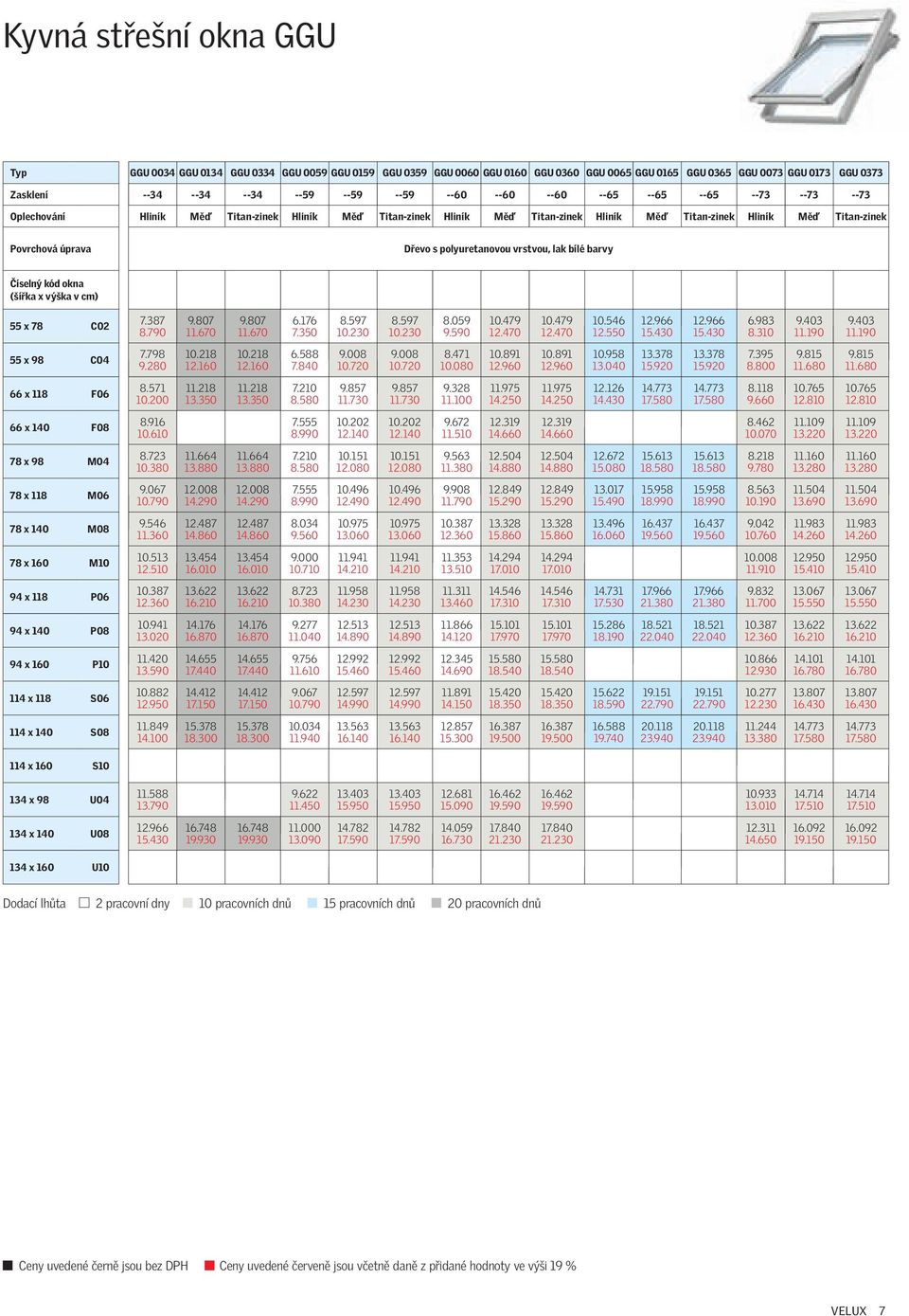 vrstvou, lak bílé barvy 55 x 78 C02 55 x 98 C04 66 x 118 F06 66 x 140 F08 78 x 98 M04 78 x 118 M06 78 x 140 M08 78 x 160 M10 94 x 118 P06 94 x 140 P08 94 x 160 P10 114 x 118 S06 114 x 140 S08 7.387 9.