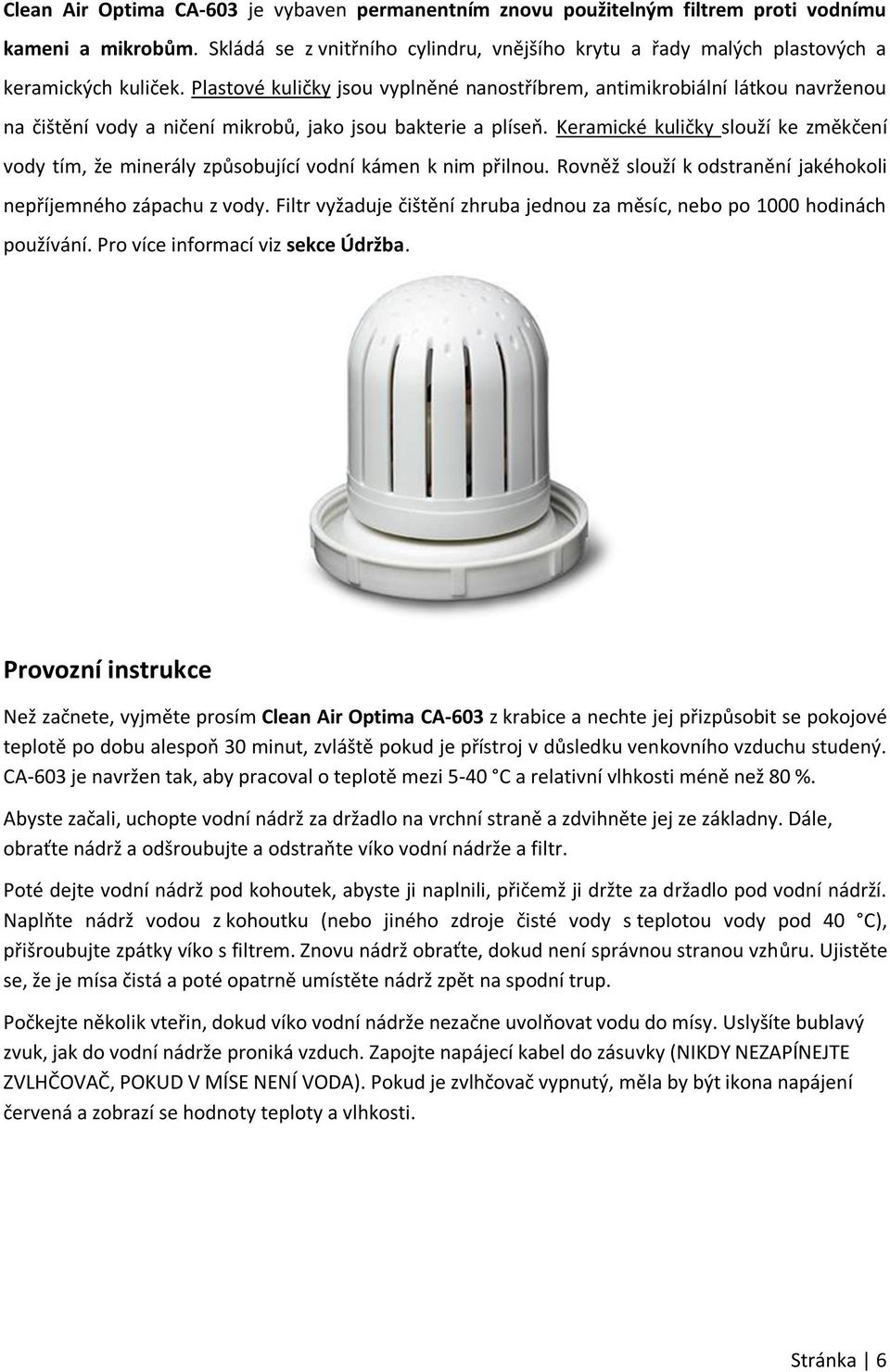 Ultrazvukový zvlhčovač s ionizátorem a aromaterapií - PDF Free Download
