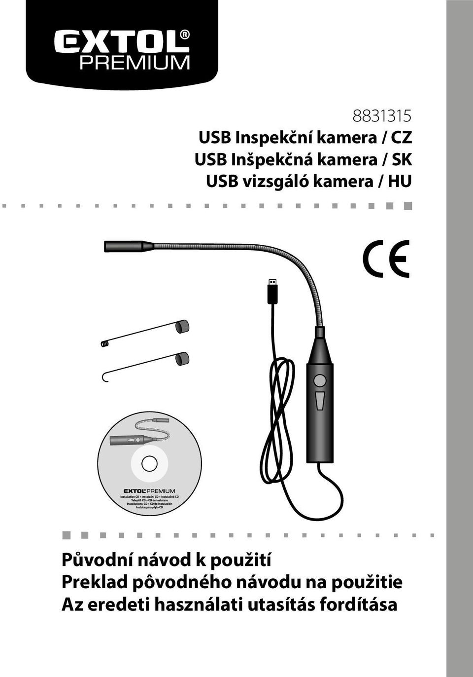 k použití Preklad pôvodného návodu na