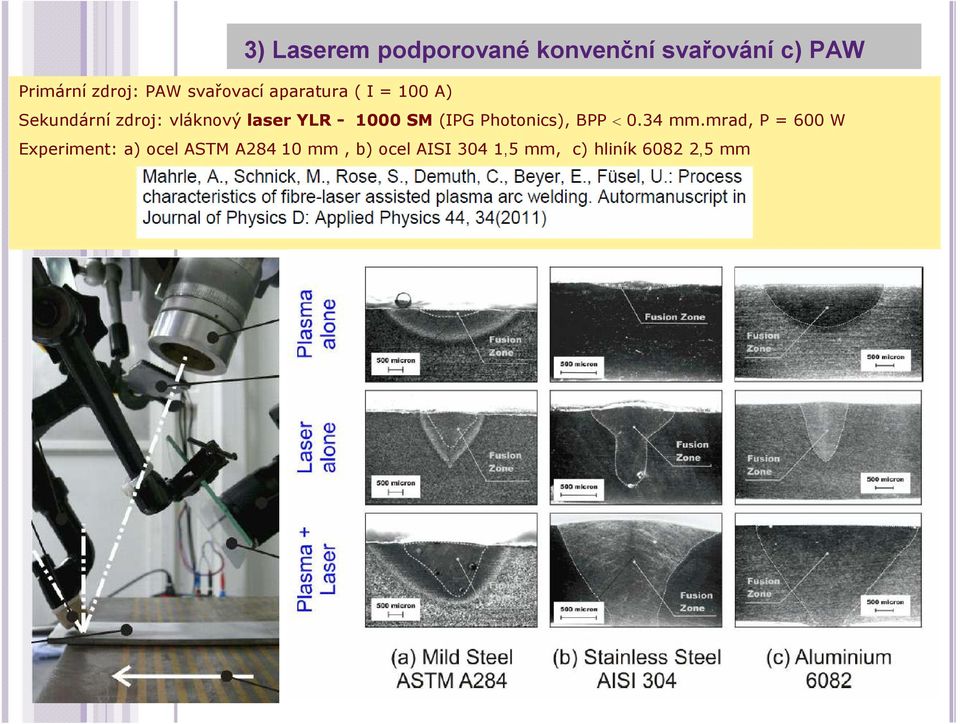 - 1000 SM (IPG Photonics), BPP < 0.34 mm.