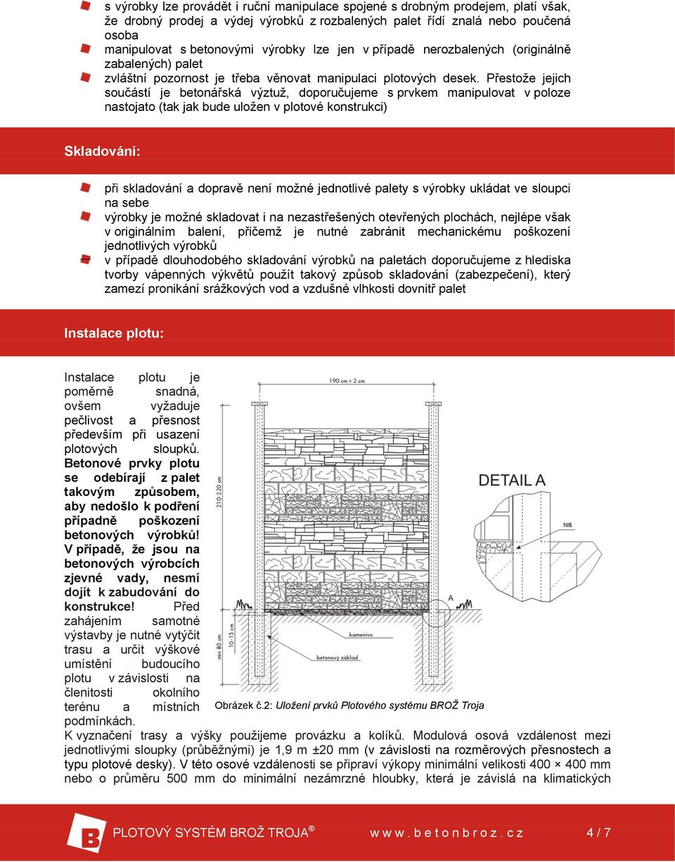 PLOTOVÝ SYSTÉM BROŽ TROJA - PDF Stažení zdarma