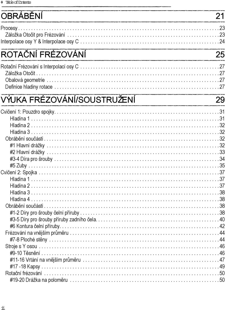 ...................................................................... 27 Obalová geometrie................................................................... 27 Definice hladiny rotace.