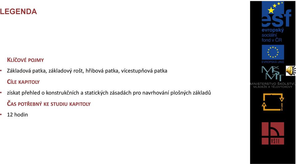 přehled o konstrukčních a statických zásadách pro