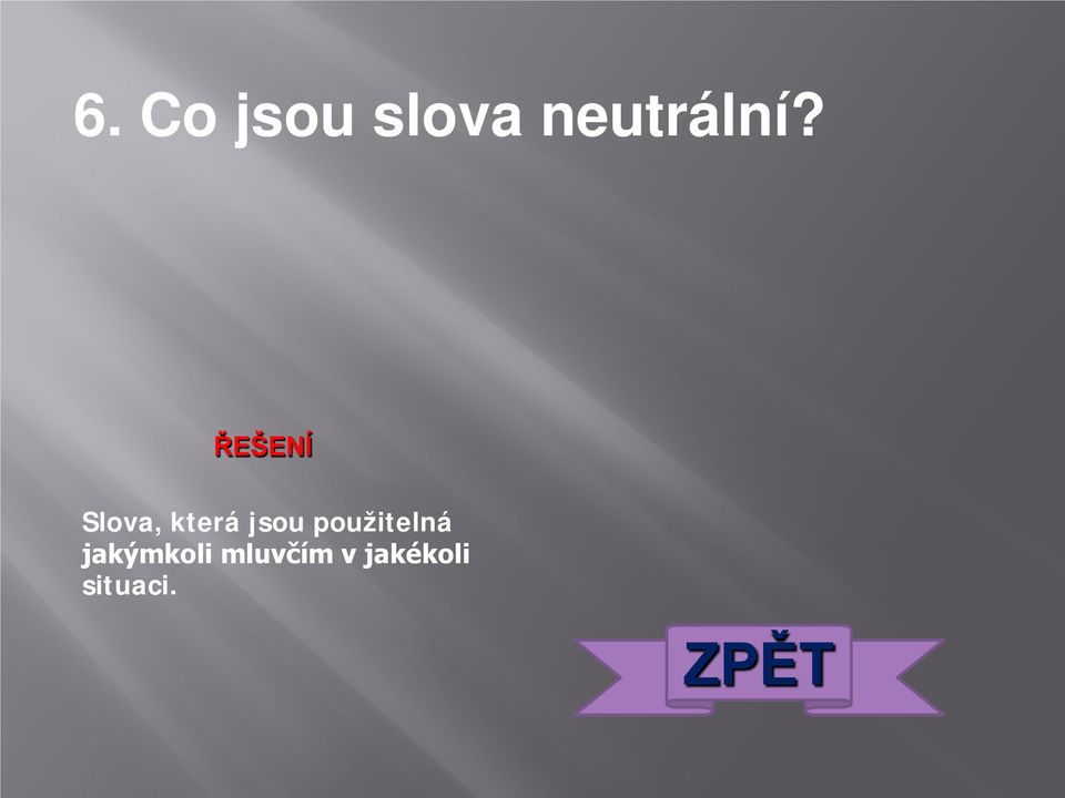 Slova, která jsou