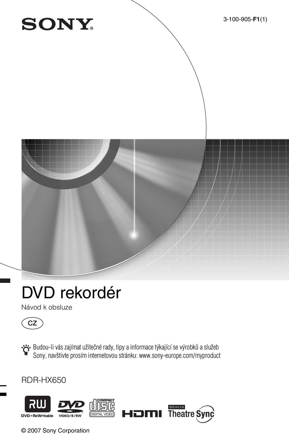 výrobků a služeb Sony, navštivte prosím internetovou