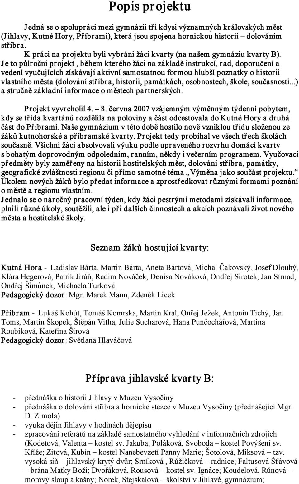 Jihlava Kutná Hora Příbram - PDF Stažení zdarma