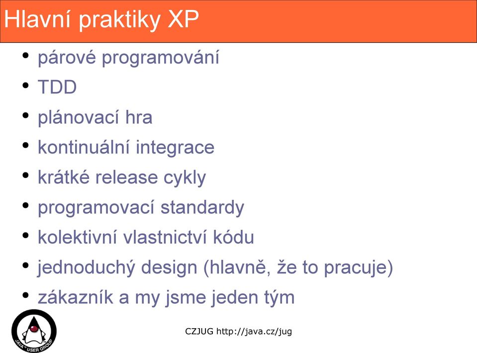 programovací standardy kolektivní vlastnictví kódu