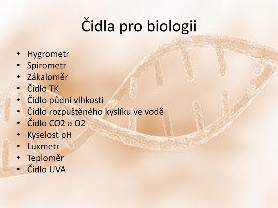 Čidlo rozpuštěného kyslíku ve vodě Čidlo