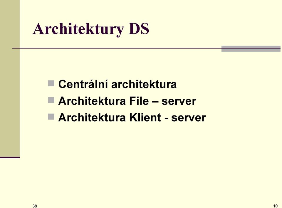 Architektura File server