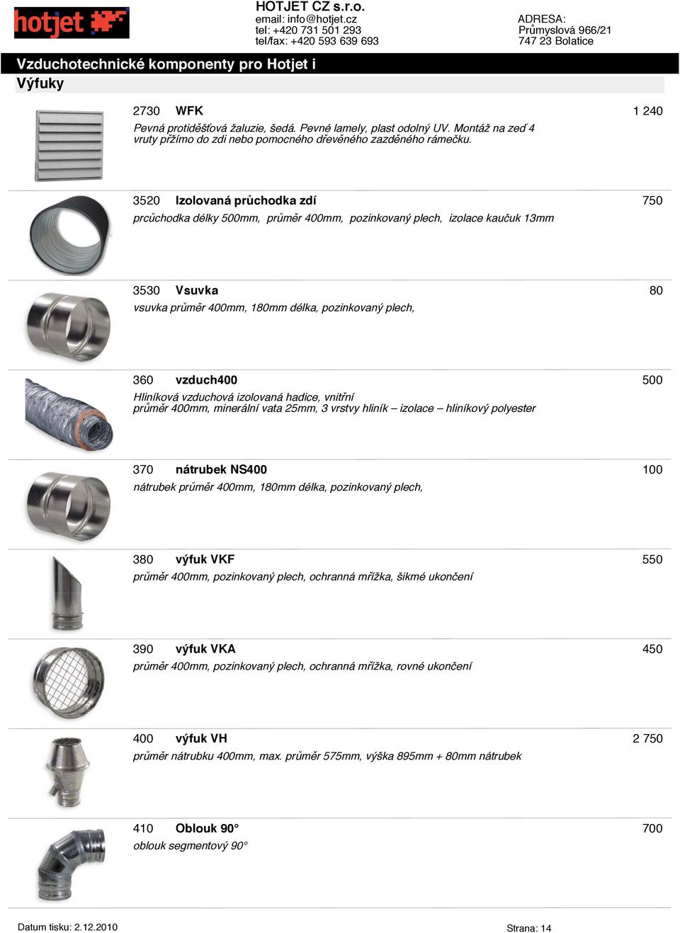 Hliníková vzduchová izolovaná hadice, vnitřní průměr 400mm, minerální vata 25mm, 3 vrstvy hliník izolace hliníkový polyester 500 370 nátrubek NS400 nátrubek průměr 400mm, 180mm délka, pozinkovaný