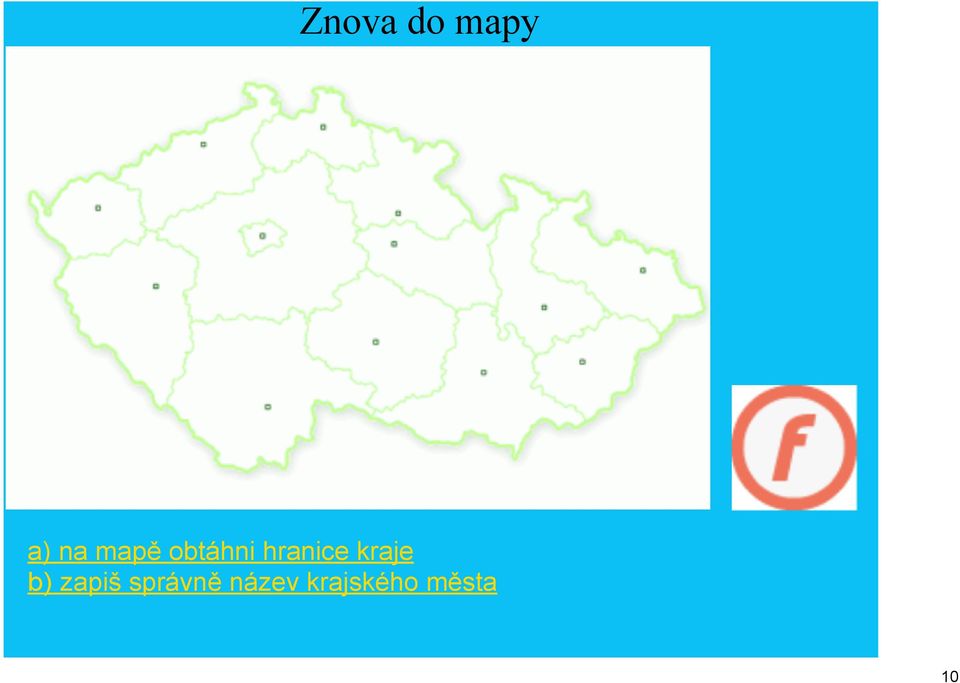 kraje b) zapiš