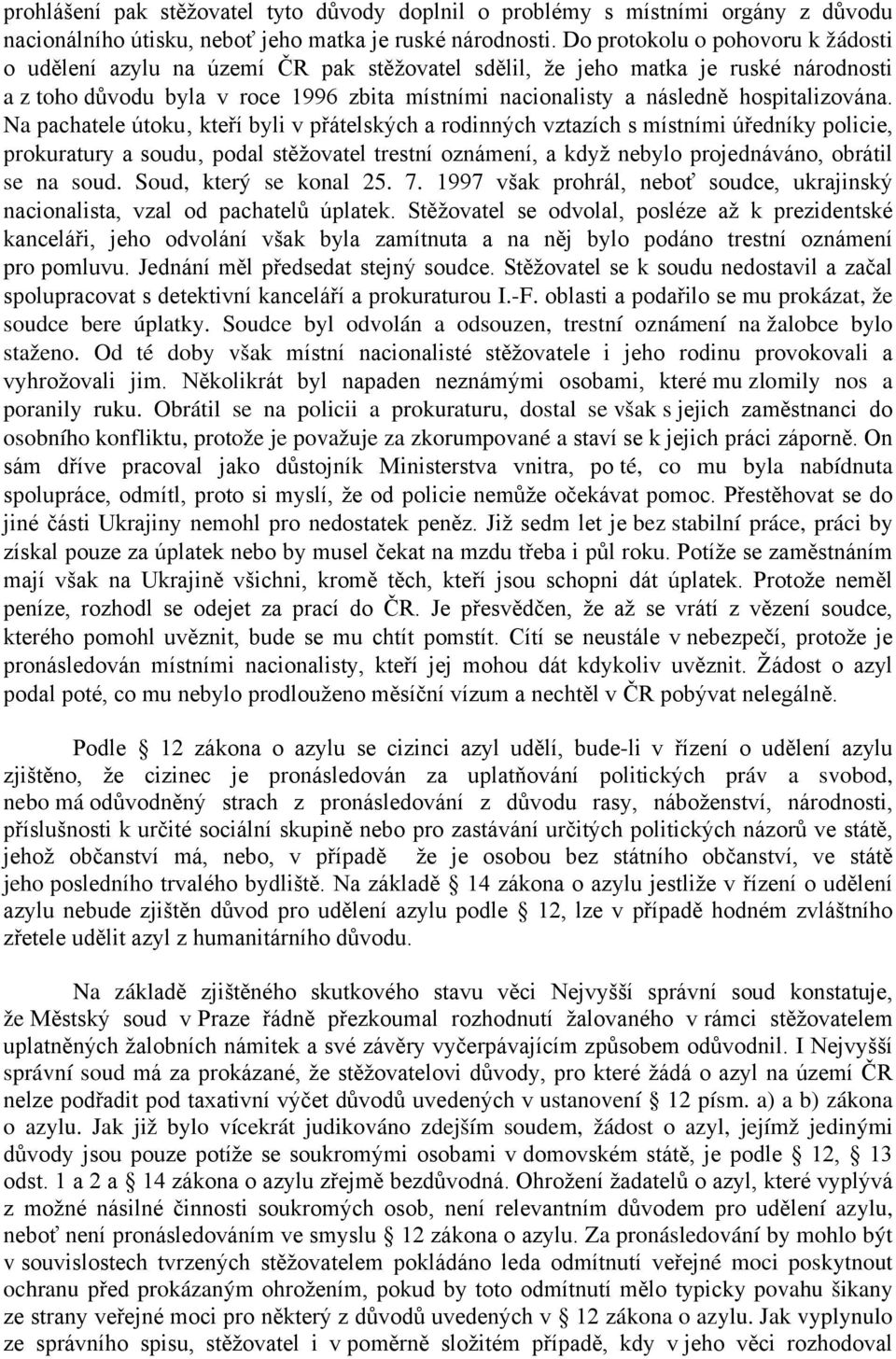 hospitalizována.