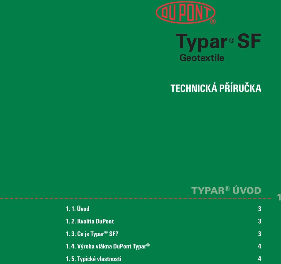 . Co je Typar SF?