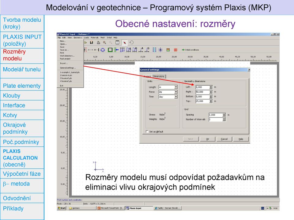 nastavení: rozměry Poč.