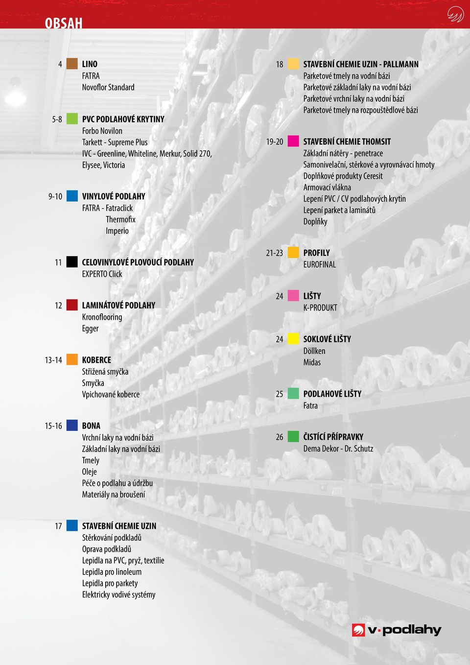 vodní bázi Základní laky na vodní bázi Tmely Oleje Péče o podlahu a údržbu Materiály na broušení 18 STAVEBNÍ CHEMIE UZIN - PALLMANN Parketové tmely na vodní bázi Parketové základní laky na vodní bázi