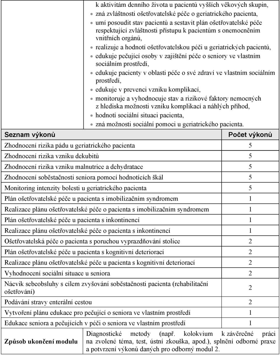 sociálním prostedí, edukuje pacienty v oblasti pée o své zdraví ve vlastním sociálním prostedí, edukuje v prevenci vzniku komplikací, monitoruje a vyhodnocuje stav a rizikové faktory nemocných z