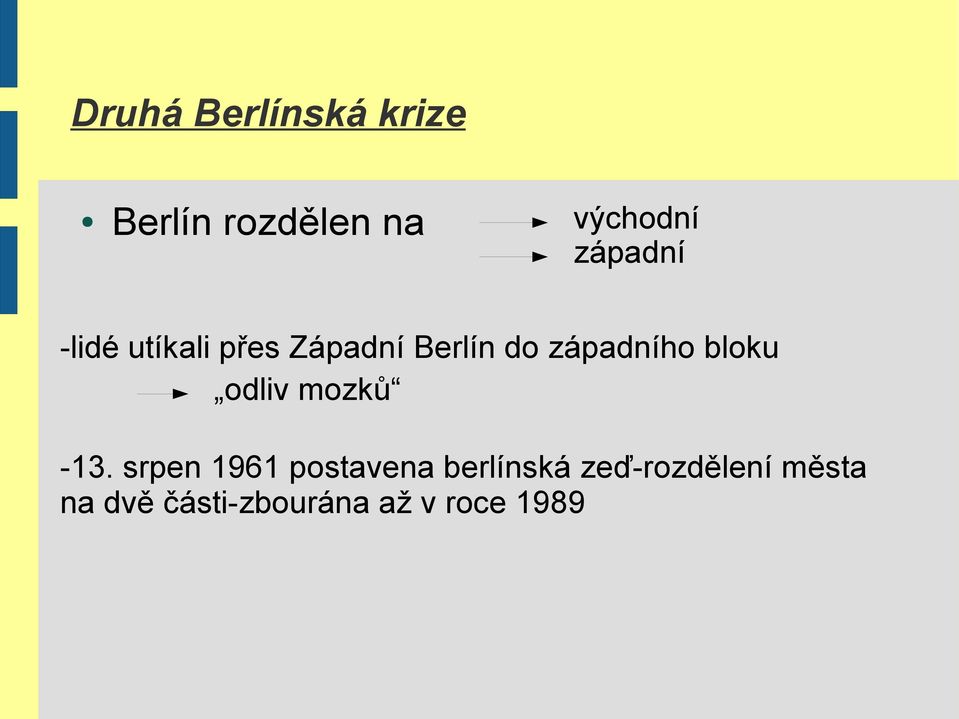 západního bloku odliv mozků -13.