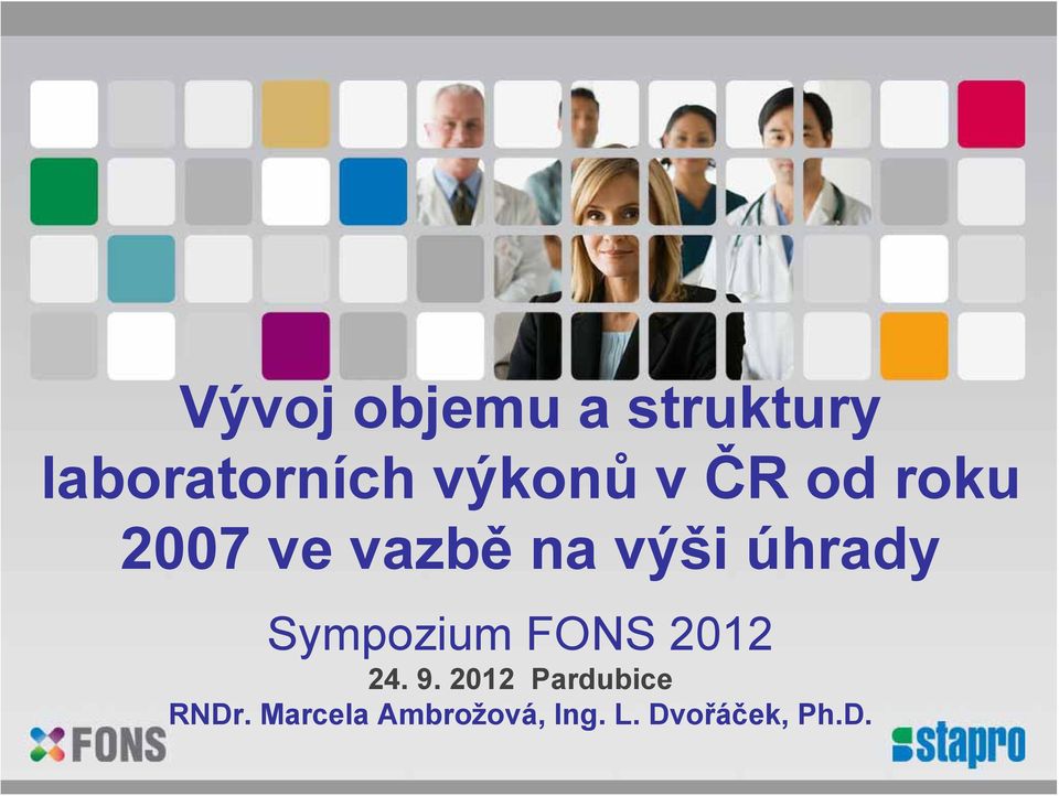 úhrady Sympozium FONS 2012 24. 9.