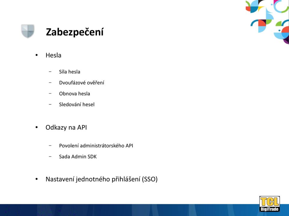 na API Povolení administrátorského API Sada