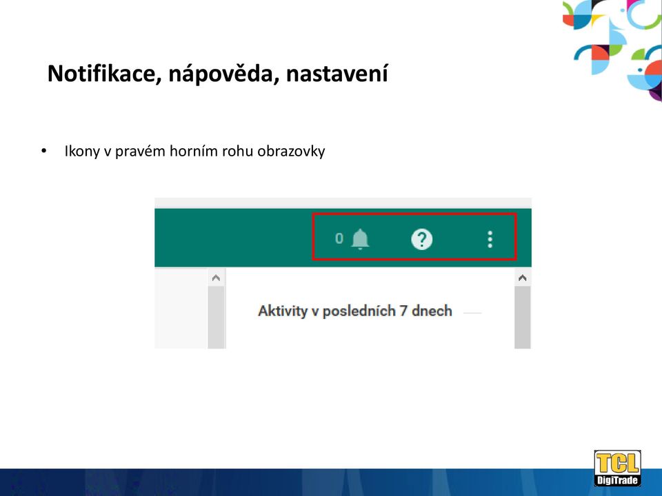 nastavení Ikony