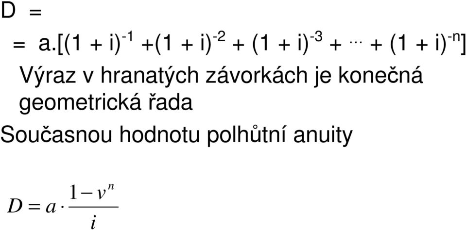 (1 + ) -n ] Výraz v hranatých závorkách