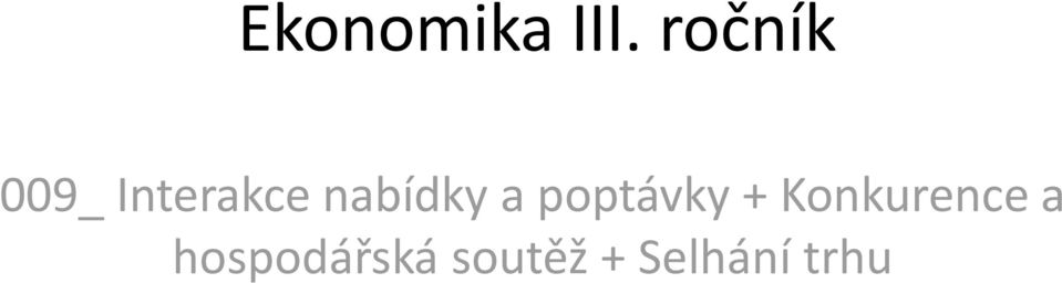 nabídky a poptávky +