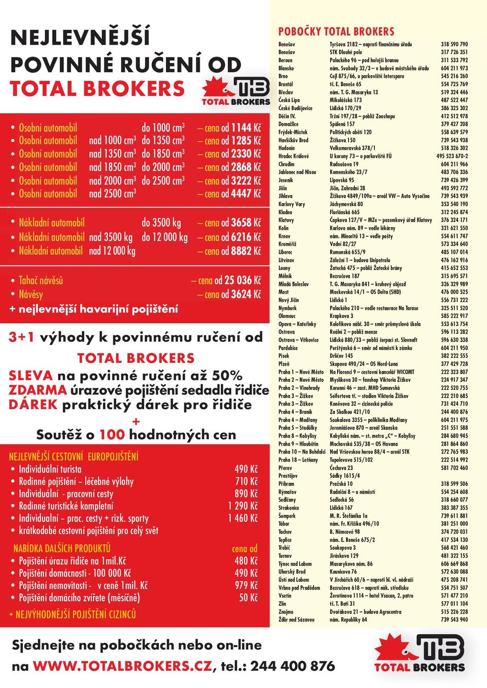 od 4447 Kč 3 3 3450 O Nákladní automobil 3 do 3500 kg 4975 cena od 3658 Kč Nákladní automobil nad 3500 kg do 12 000 kg 3658 cena od 6216 Kč Nákladní automobil nad 12 000 kg 6000 cena od 8882 Kč 8890