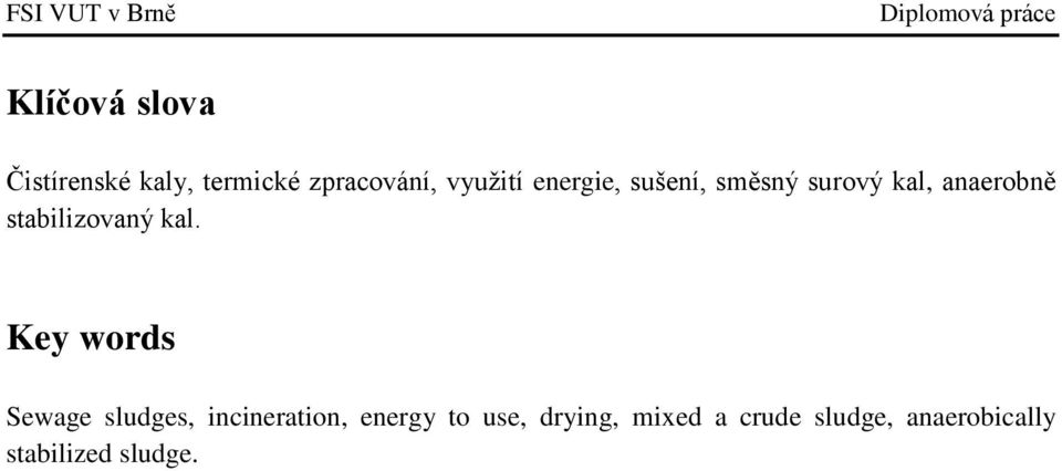 kal. Key words Sewage sludges, incineration, energy to use,