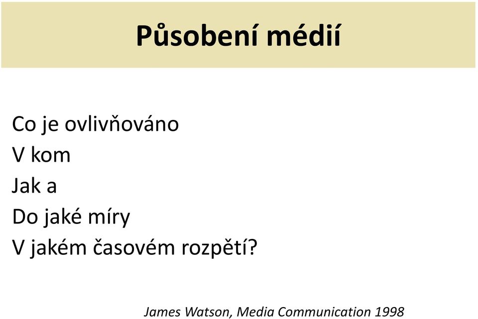 jaké míry V jakém časovém