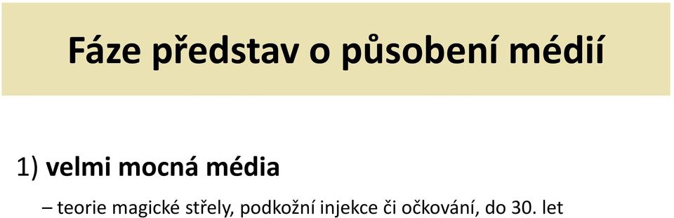 teorie magické střely,