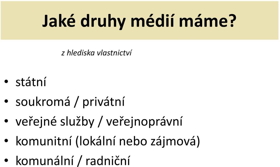 / privátní veřejné služby /