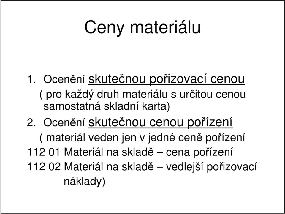 cenou samostatná skladní karta) 2.