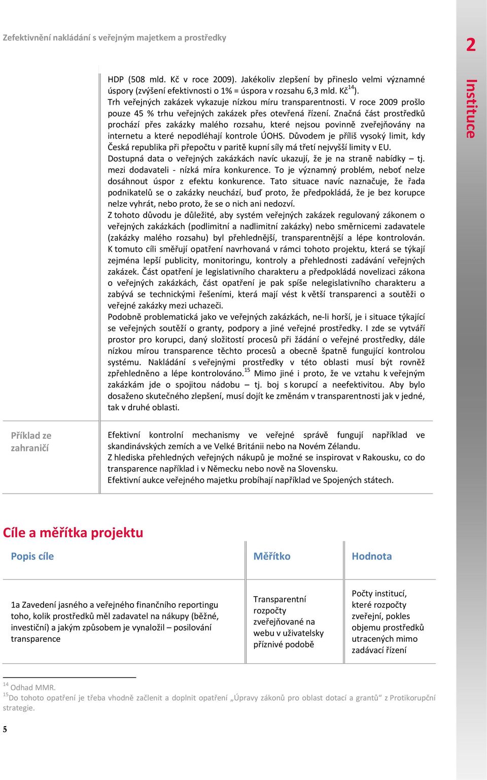 Značná část prostředků prochází přes zakázky malého rozsahu, které nejsou povinně zveřejňovány na internetu a které nepodléhají kontrole ÚOHS.