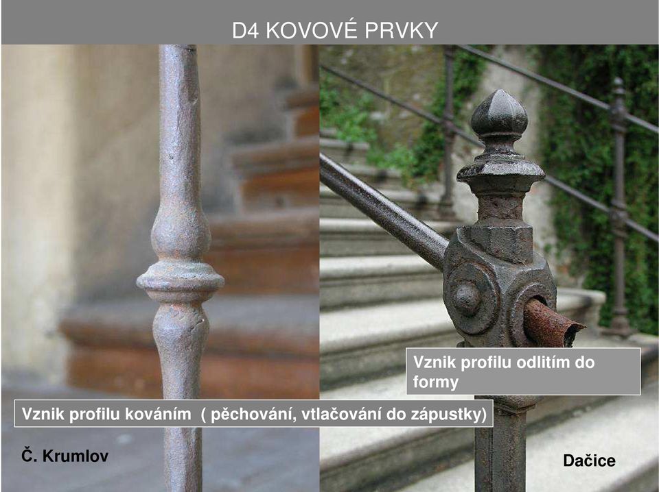 zápustky) Vznik profilu