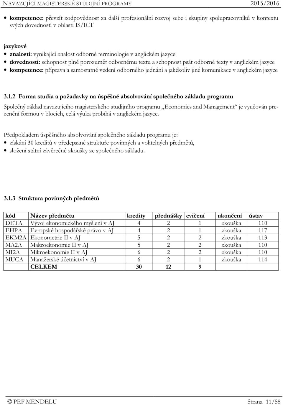 komunikace v anglickém jazyce 3.1.