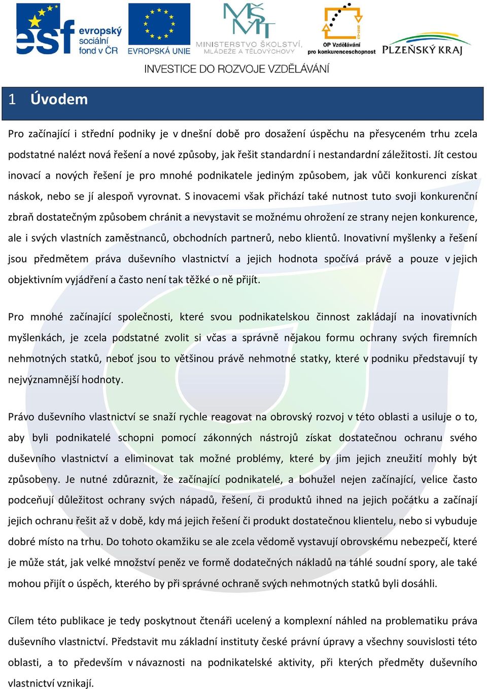 S inovacemi však přichází také nutnost tuto svoji konkurenční zbraň dostatečným způsobem chránit a nevystavit se možnému ohrožení ze strany nejen konkurence, ale i svých vlastních zaměstnanců,