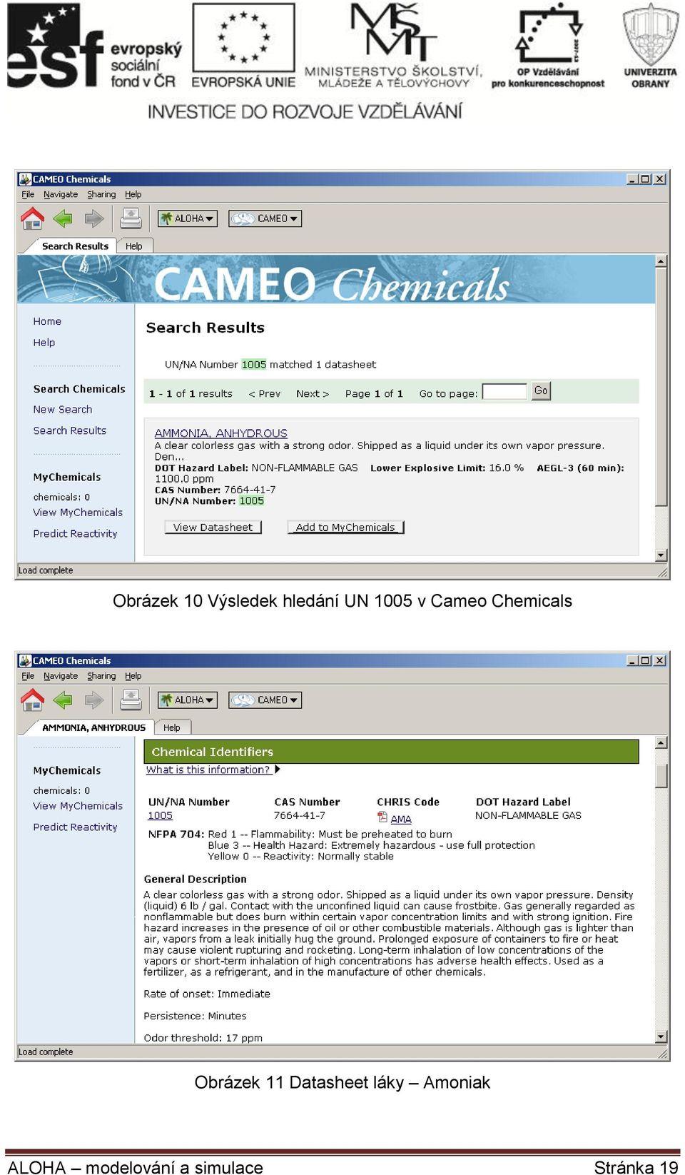 11 Datasheet láky Amoniak ALOHA
