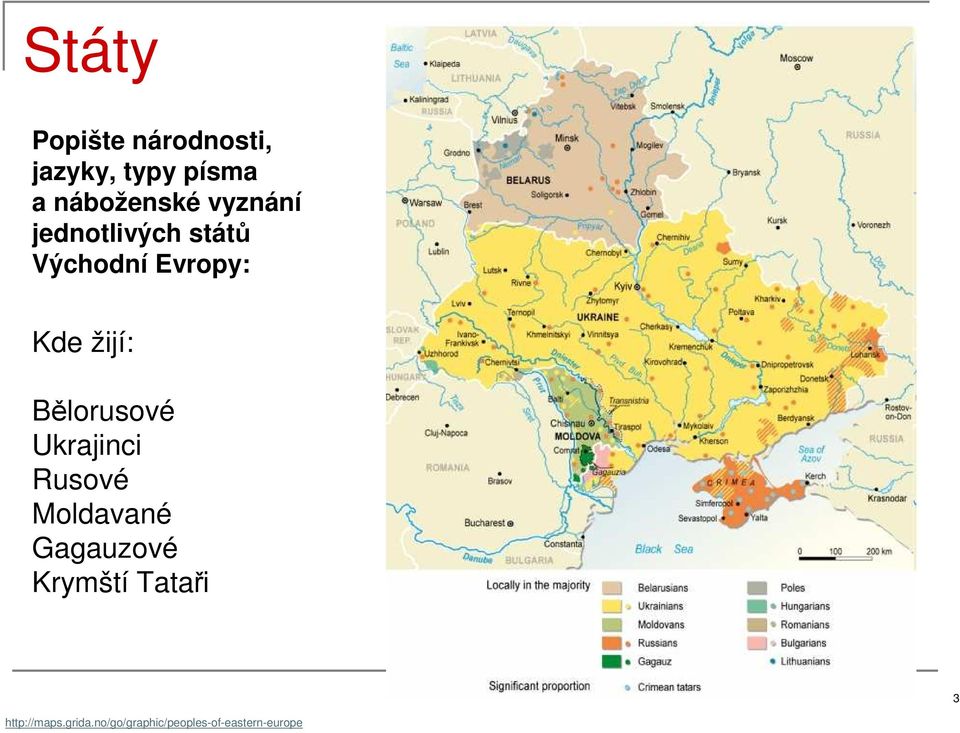 Bělorusové Ukrajinci Rusové Moldavané Gagauzové Krymští