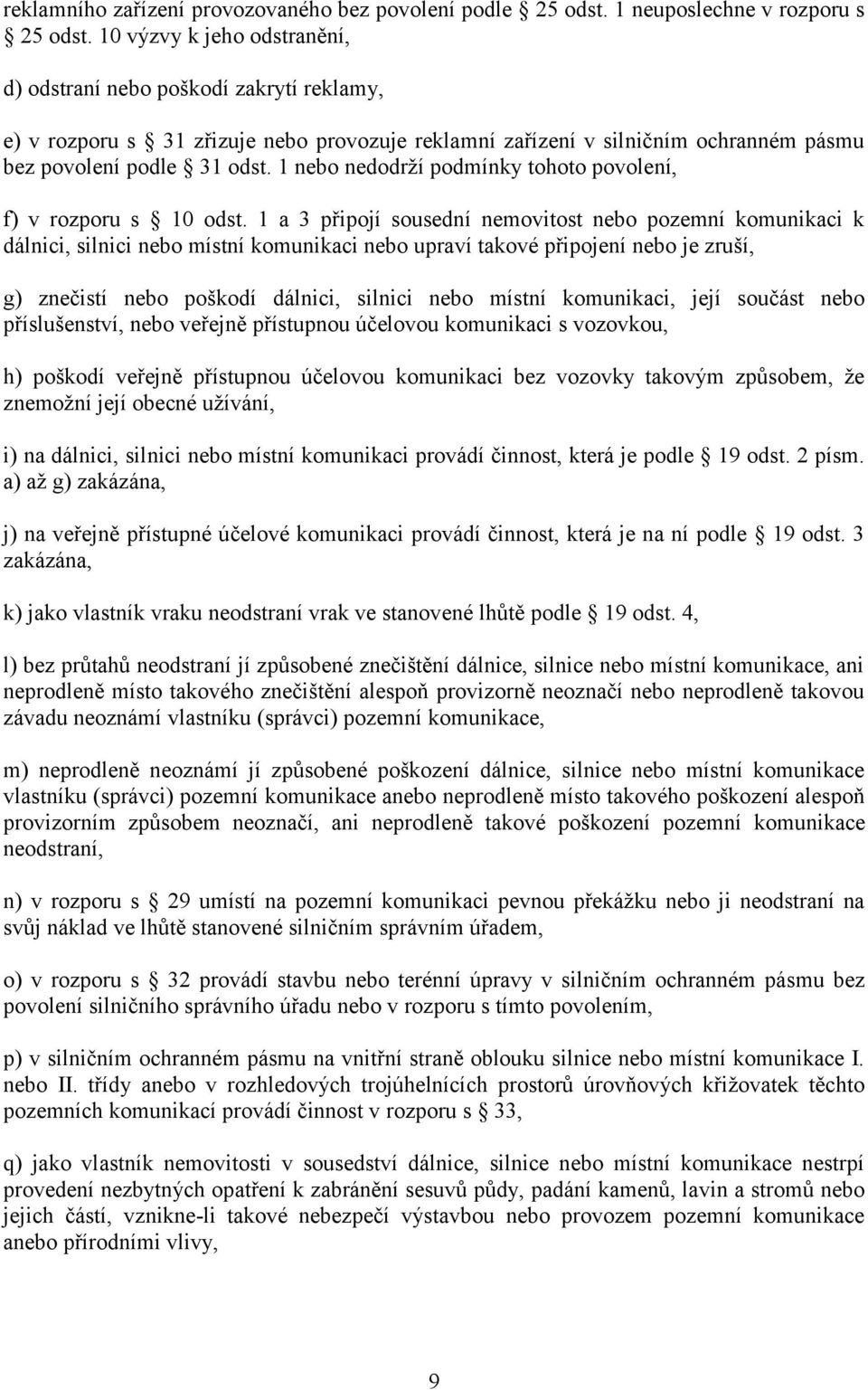 1 nebo nedodrží podmínky tohoto povolení, f) v rozporu s 10 odst.
