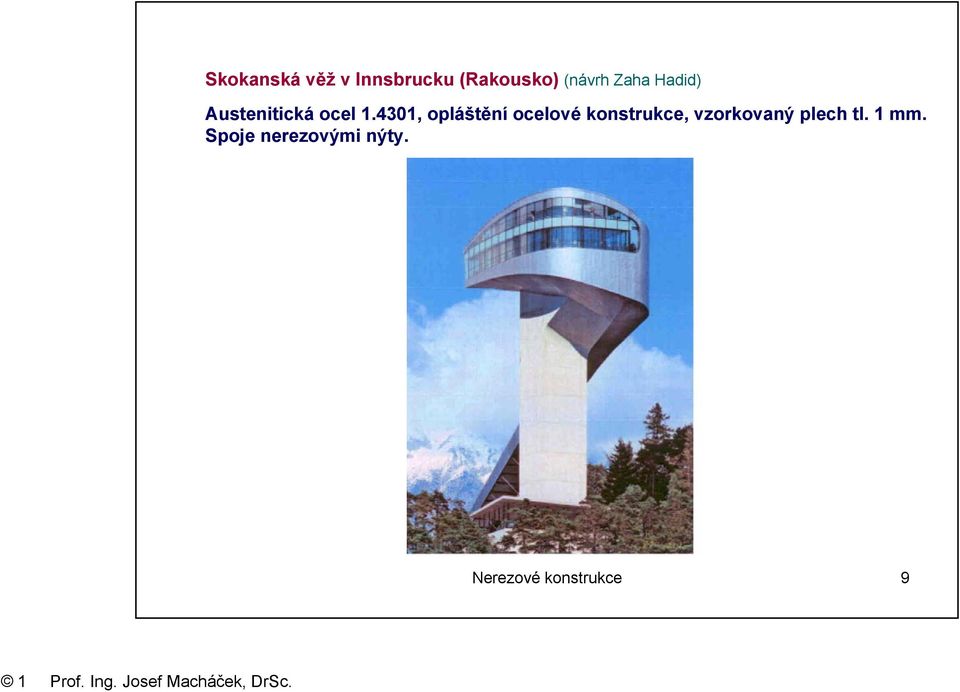 4301, opláštění ocelové konstrukce,